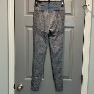 Gymshark Womens Athletic Leggings. SZ L Heathered Grey. Like new!!